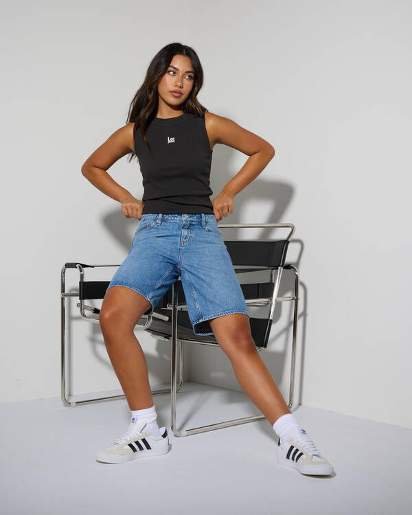 Lee Mid Baggy Shorts for Womens