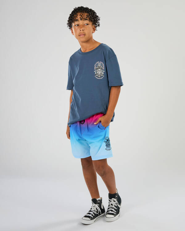 Salty Life Boys' Allied Elastic Waist Shorts for Mens