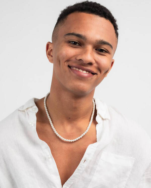 Classics 77 Pearl Bead Necklace for Mens