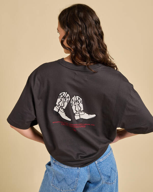 Wrangler Boot Scootin' Slouch T-Shirt for Womens
