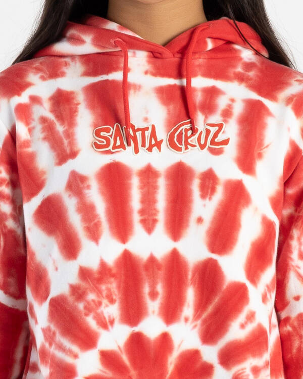 Santa Cruz Girl's SC Tropic Strip Front Hoodie for Womens