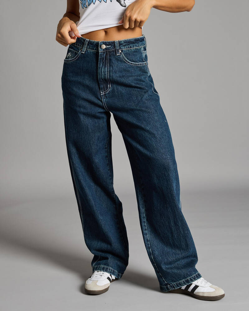 Worship Supplies Cute But Psycho Big Baggy Jean for Womens
