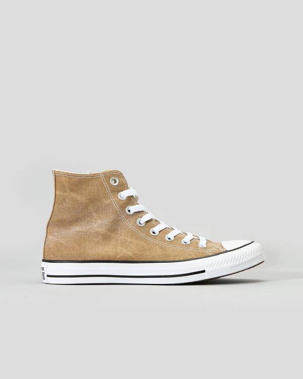 Converse Chuck Taylor All Star Washed Canvas Hi-Top Shoes for Womens