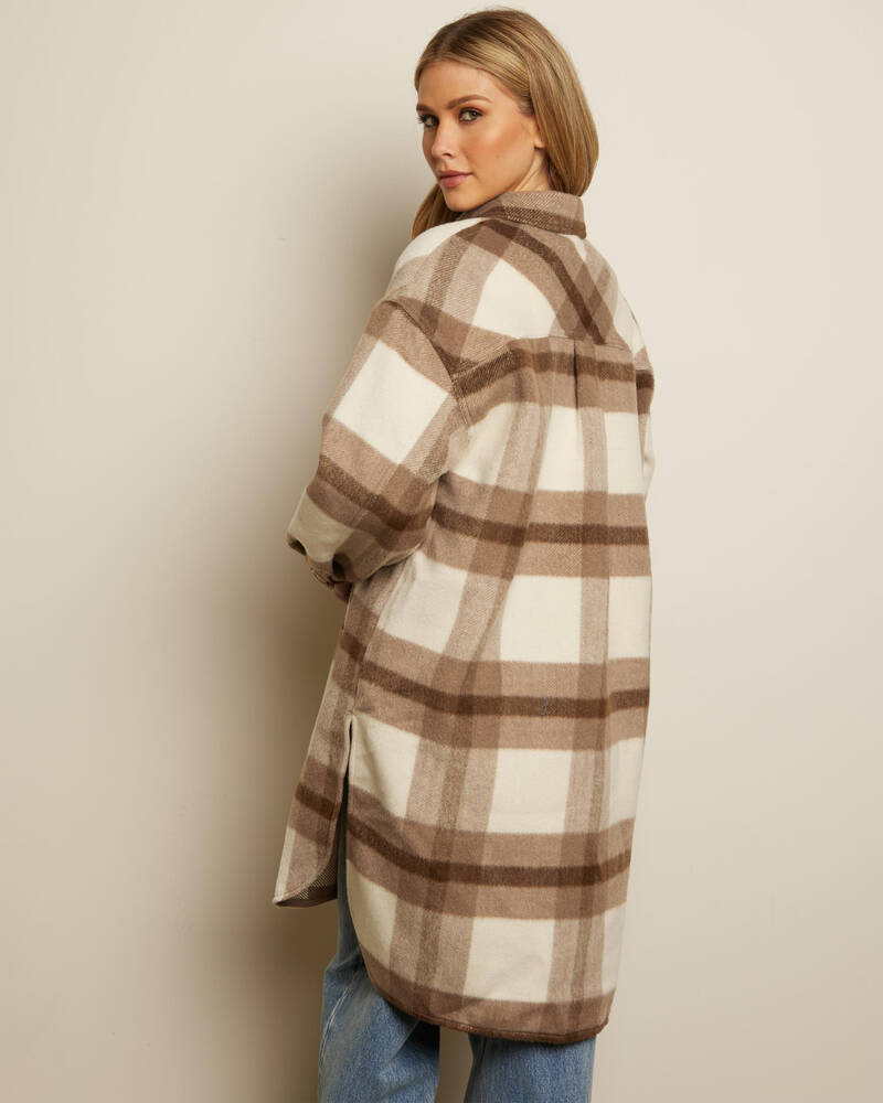Ava And Ever Hayden Long Shacket for Womens