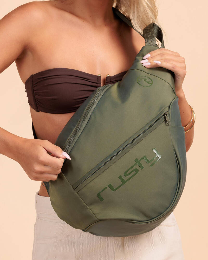 Rusty Free Fall Nylon Sling Backpack for Womens