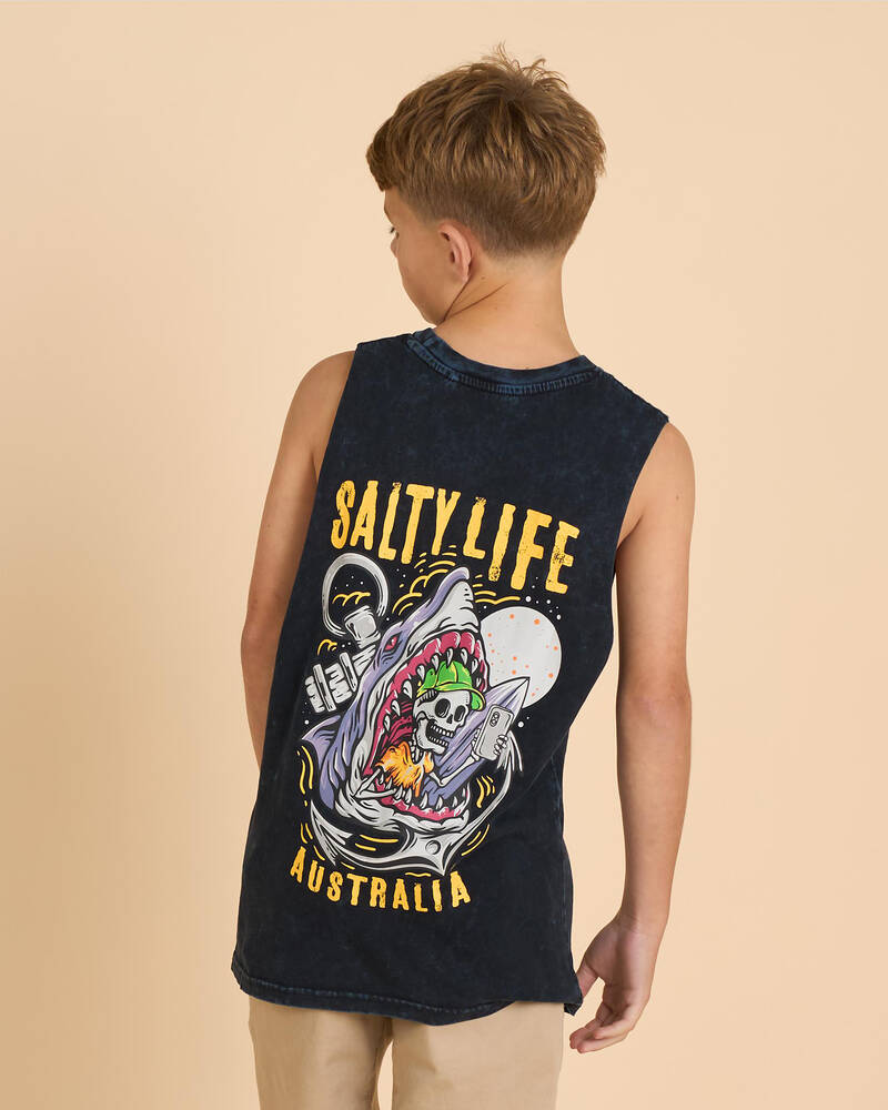 Salty Life Boys' Snap Muscle Tank for Mens