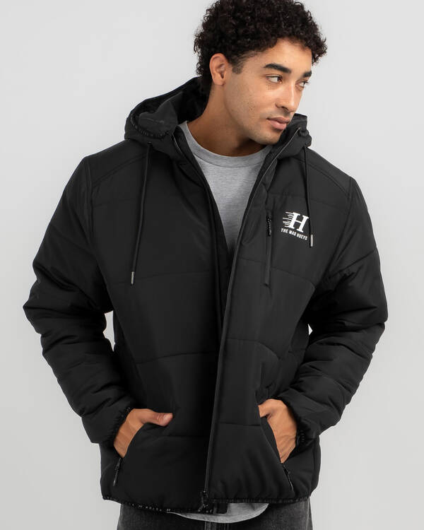 The Mad Hueys Hurricane Hooded Puffer Jacket for Mens