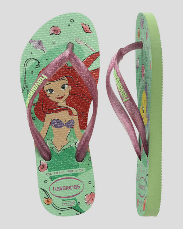Havaianas Kids' Slim Princess Ariel Thongs for Womens