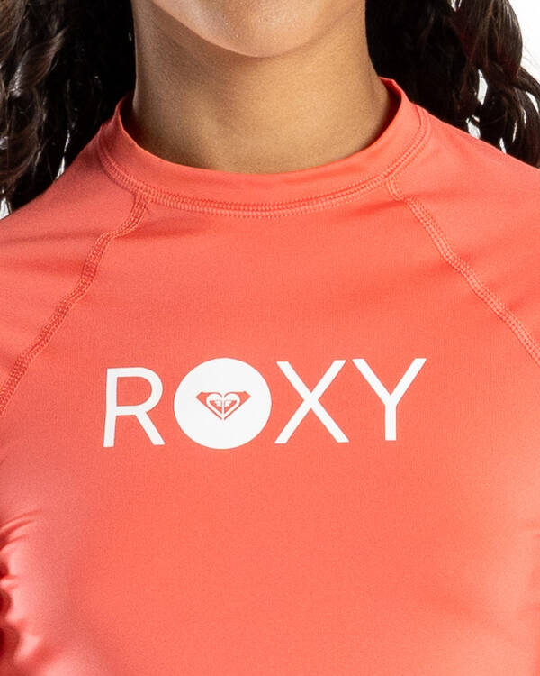 Roxy Girls' Essential Short Sleeve Rash Vest for Womens