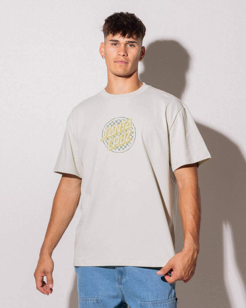 Santa Cruz Breaker Check Opus Dot T-Shirt for Mens