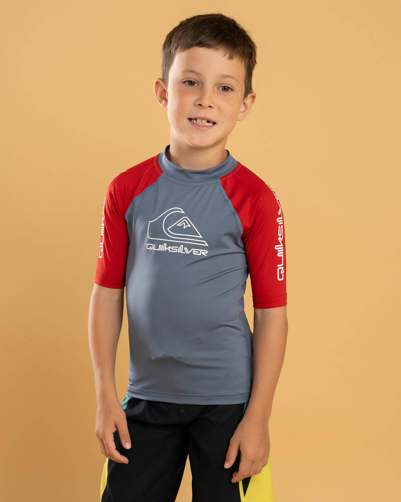 Quiksilver On Tour Toddler's Short Sleeve Rash Vest for Mens