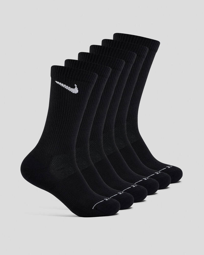 Nike Women's Everyday Plus Cushioned Training Crew Sock Pack for Womens