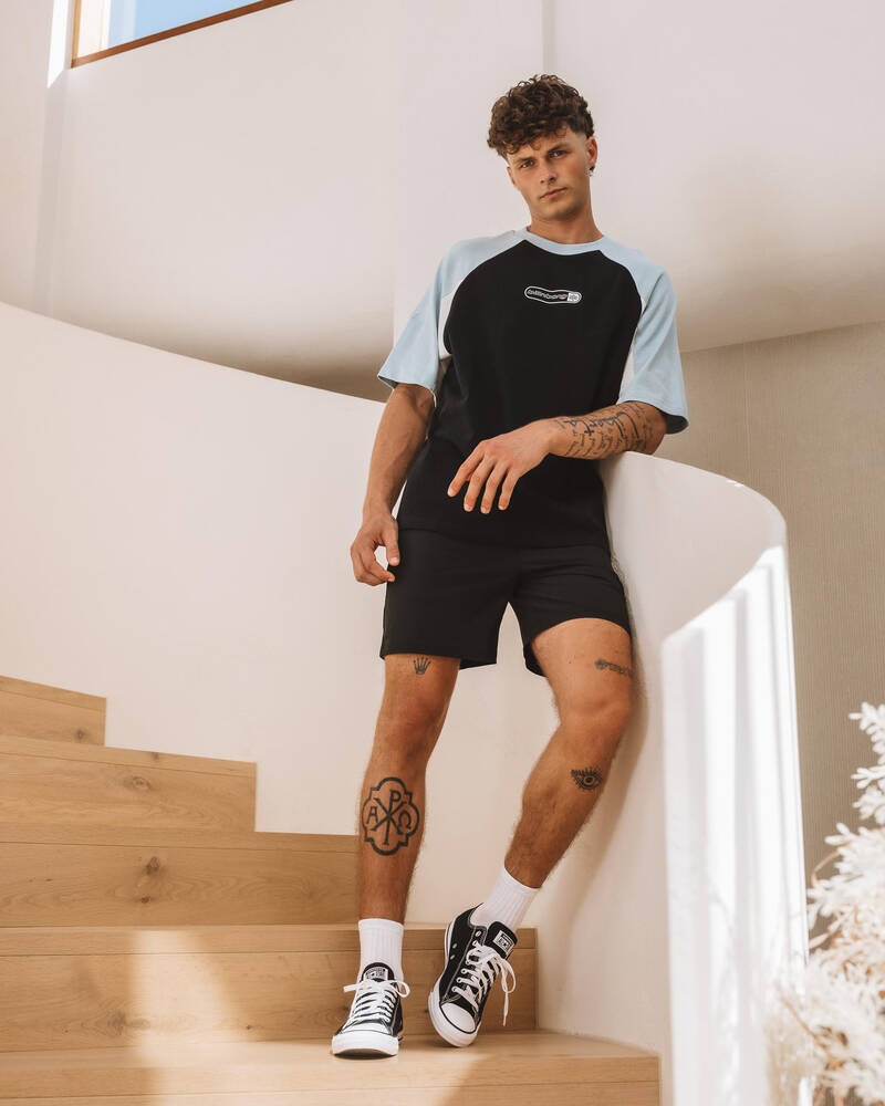 Skylark Bind Elastic Waist Shorts for Mens
