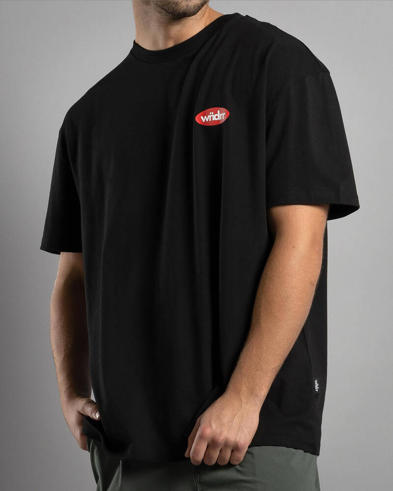 Wndrr Flammable Box Fit T-Shirt for Mens