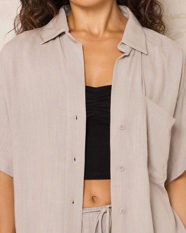 Mooloola Symi Vanessa Short Sleeve Shirt for Womens