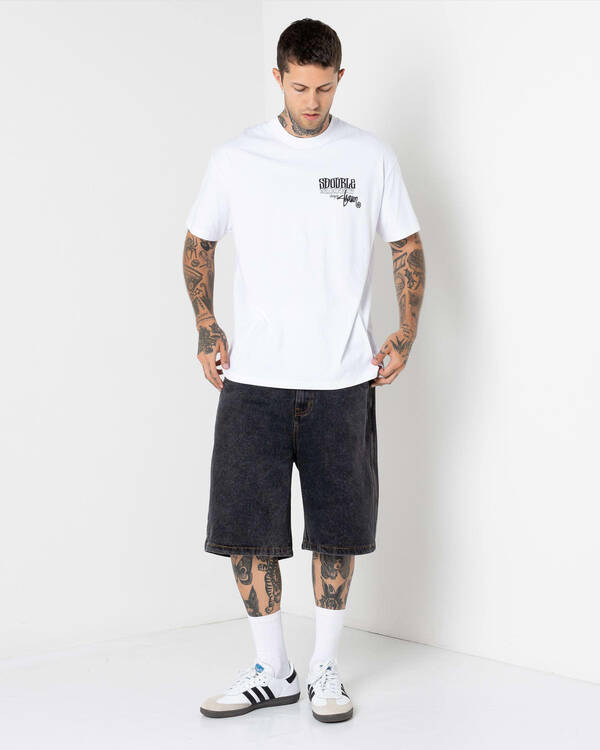 S-Double World Wide Roots T-Shirt for Mens