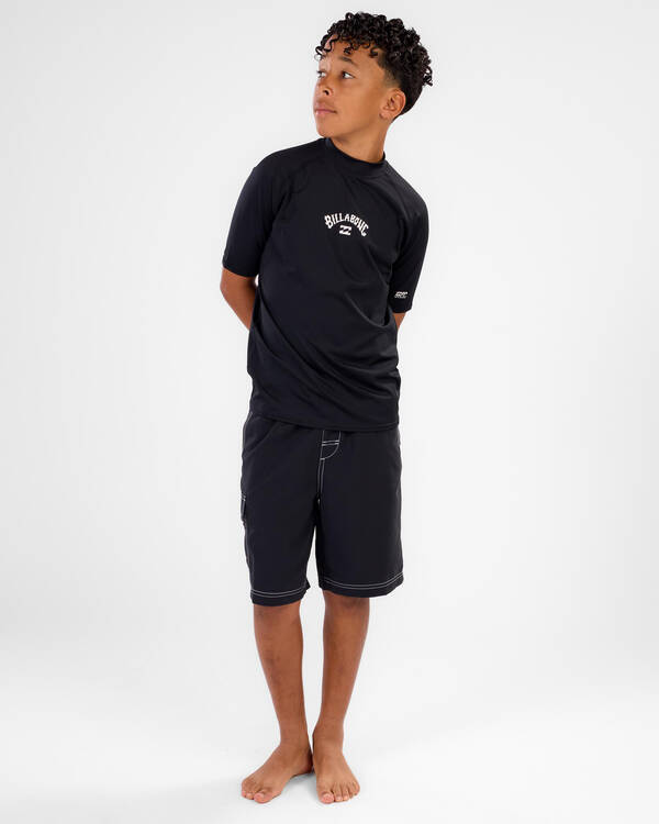 Billabong Boys All Day Arch Short Sleeve Rash Vest for Mens