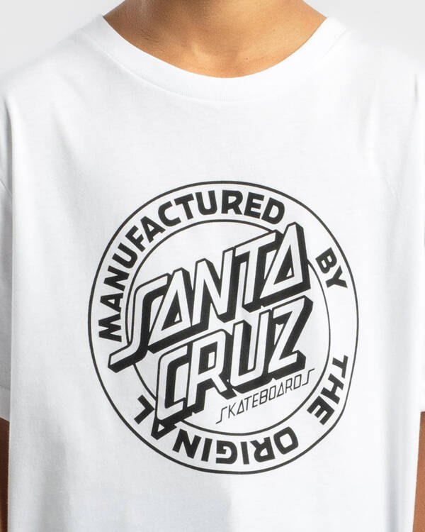 Santa Cruz Boys' MFG Dot Front T-Shirt for Mens