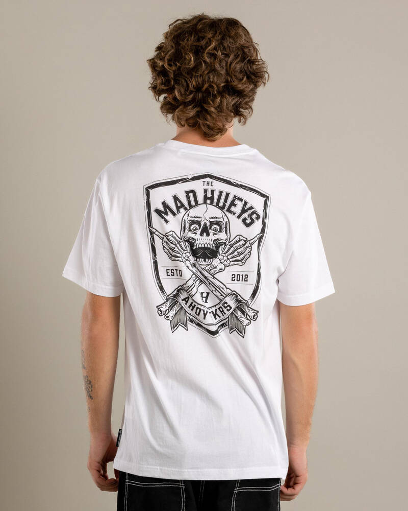 The Mad Hueys Ahoy Fkrs Shield T-Shirt for Mens