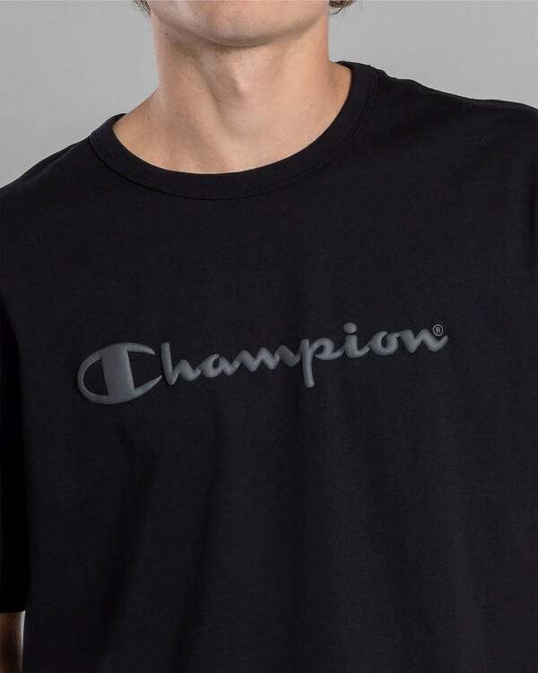 Champion Champion Puff Script T-Shirt for Mens