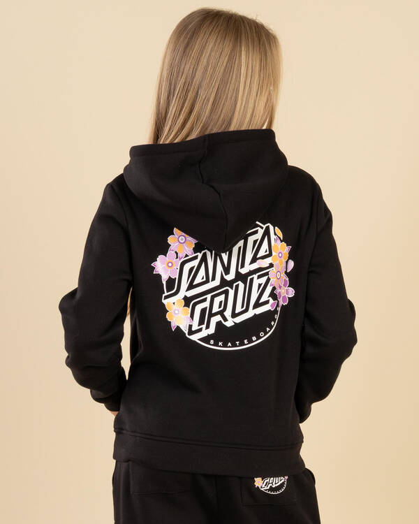 Santa Cruz Girls' Blooming Stack Dot Chest Hoodie for Womens
