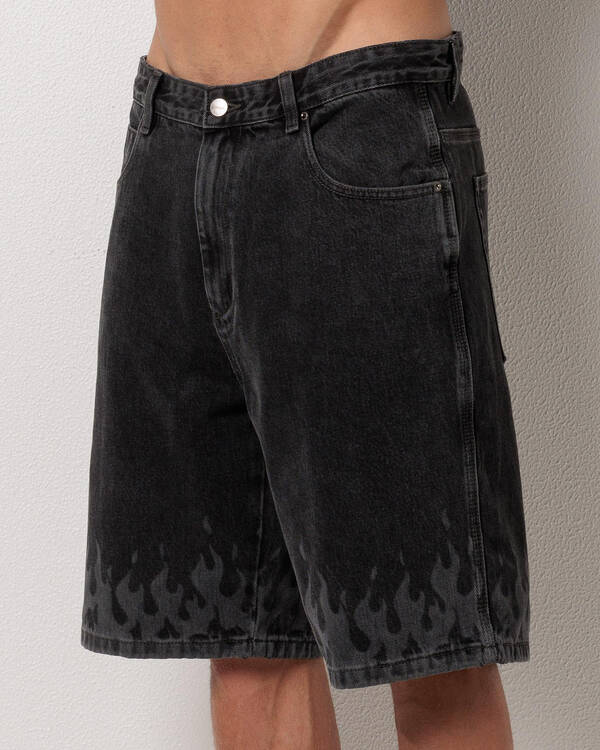 Worship Supplies Playa Big Dawg Jean Shorts for Mens