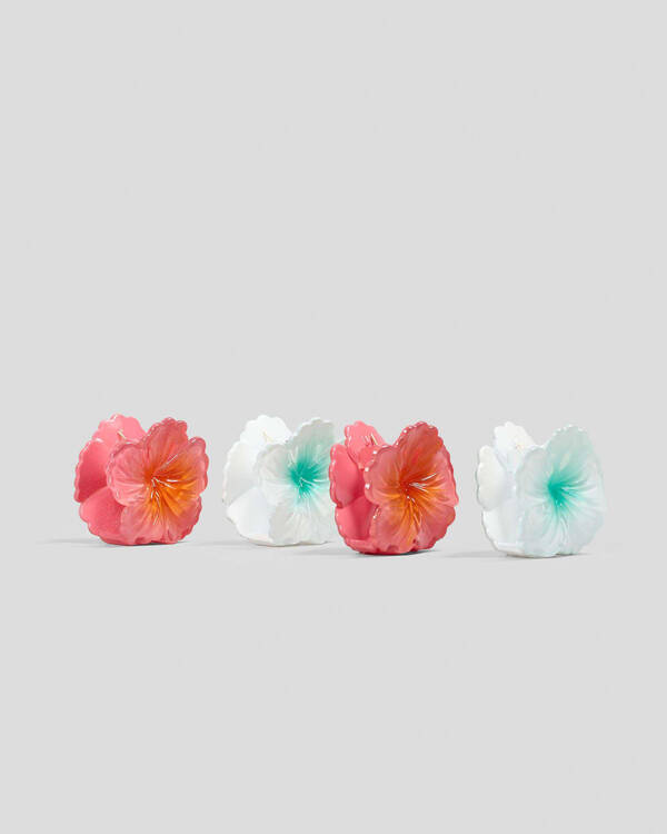 Karyn In LA Baby Hibiscus Flower Hair Claw Clip for Womens