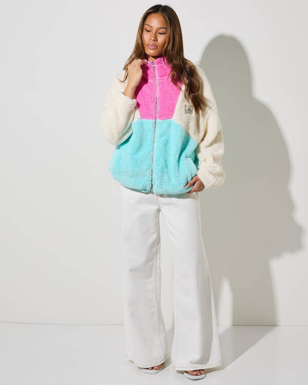 Rip Curl Block Party II Polar Fleece Zip Through for Womens