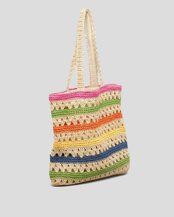 Mooloola Raya Straw Bag for Womens