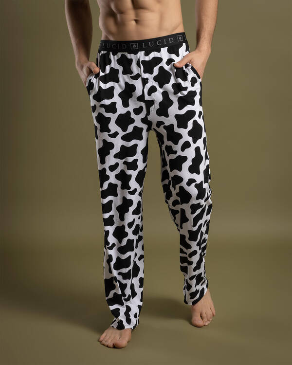 Lucid Cow Pyjama Pants for Mens