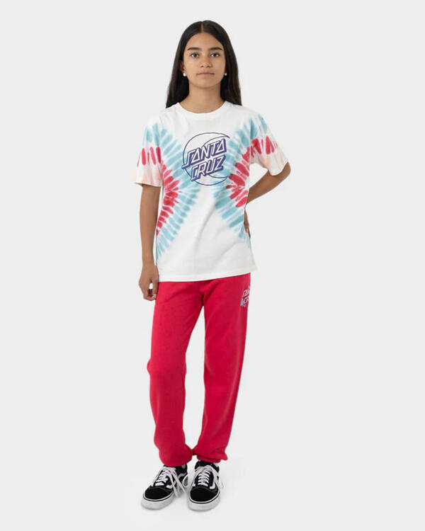 Santa Cruz Girls' Moon Dot Outline Front T-Shirt for Womens