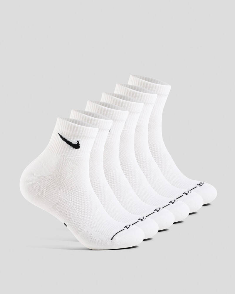 Nike Everyday Elevated Ankle Socks 6 Pack for Mens