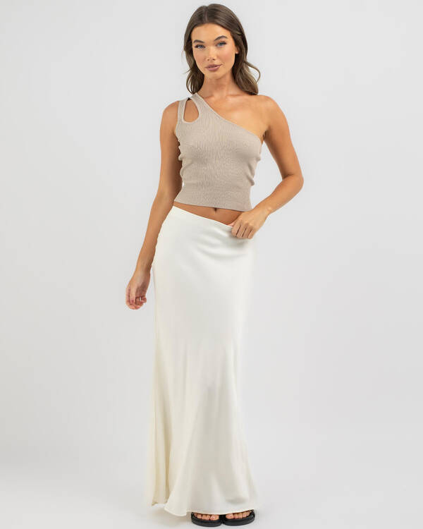 My Girl Immi One Shoulder Knit Top for Womens
