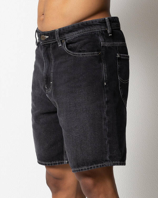 Lee L-Four Baggy Denim Shorts for Mens
