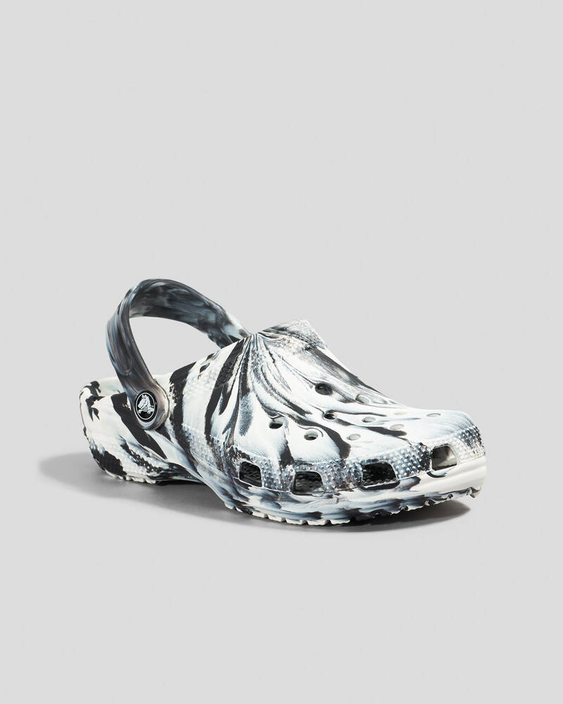 Crocs Kids' Marble Classic Clogs for Unisex