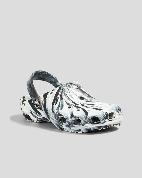Crocs Kids' Marble Classic Clogs for Unisex
