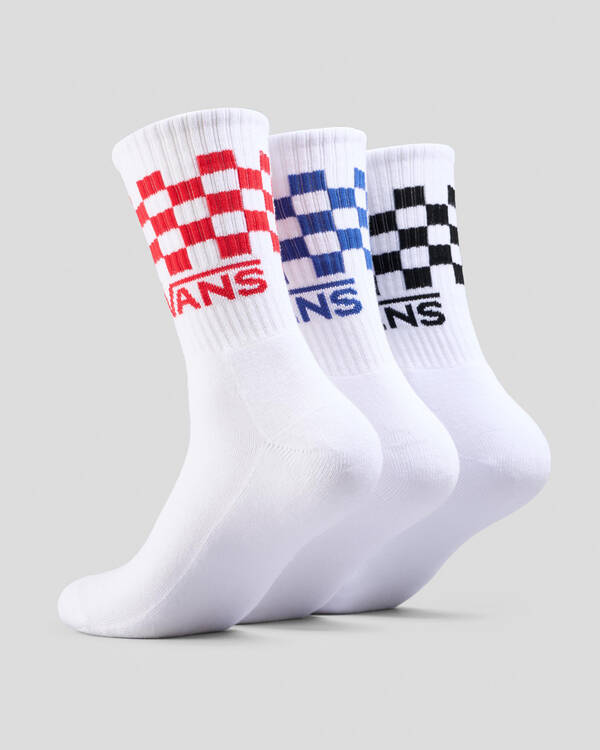 Vans Classic Check Crew Sock - 3 Pack for Womens