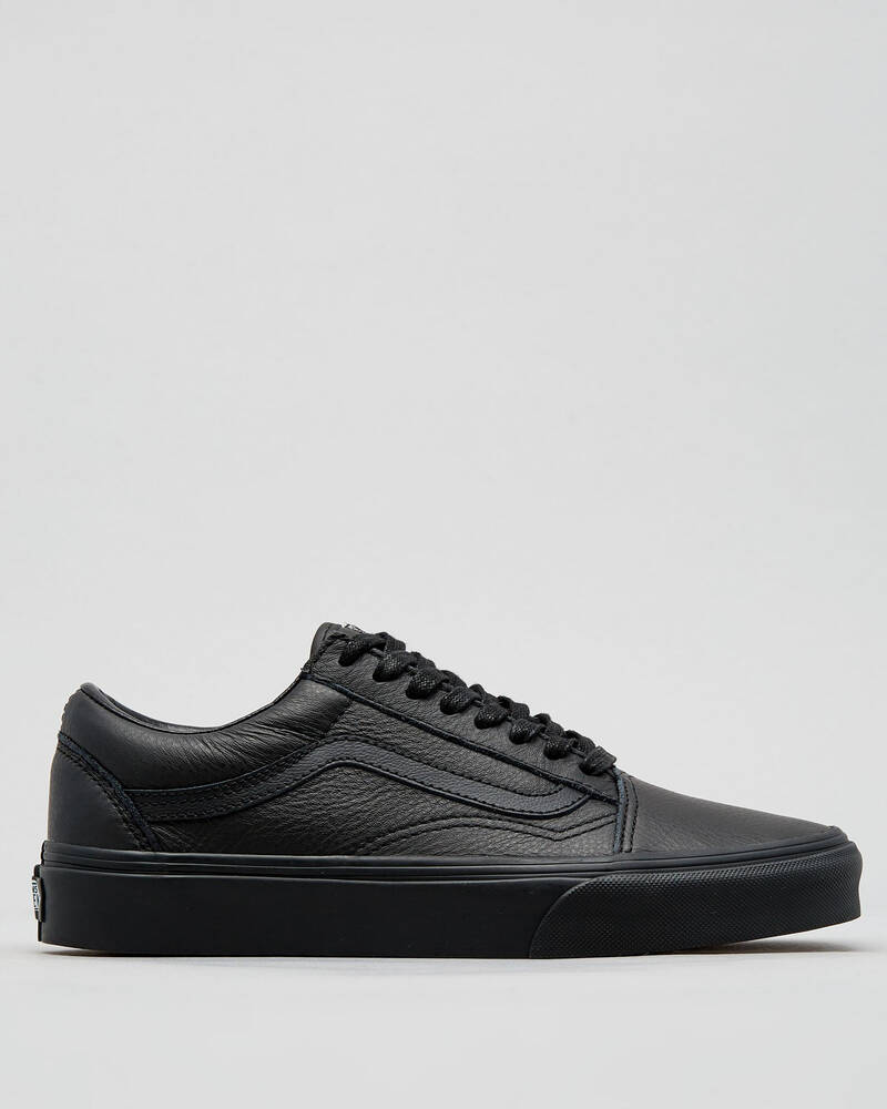 Vans Womens Old Skool Leather Shoes for Womens