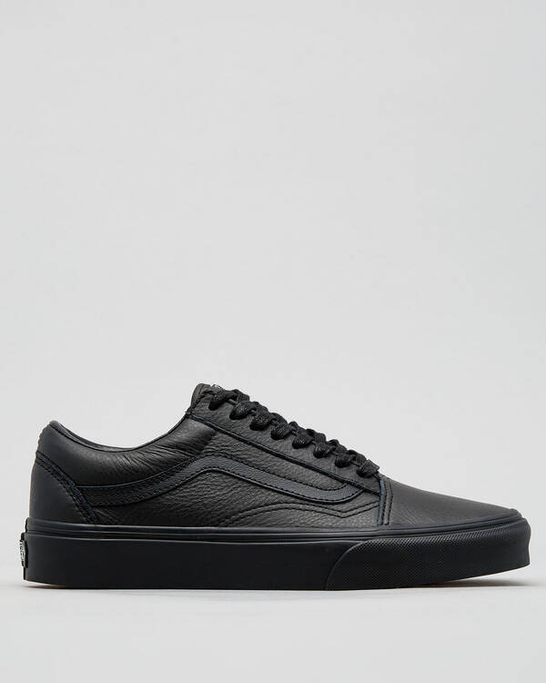 Vans Womens Old Skool Leather Shoes for Womens