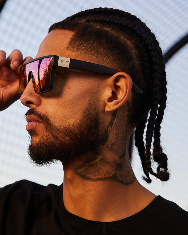 Sin Eyewear Loose Cannon Pink Flash Sunglasses for Mens
