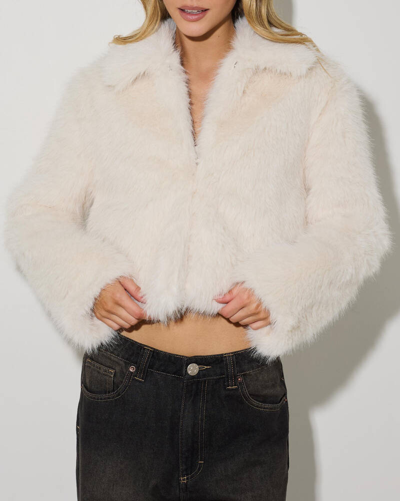 Ava And Ever Sloane Faux Fur Jacket for Womens