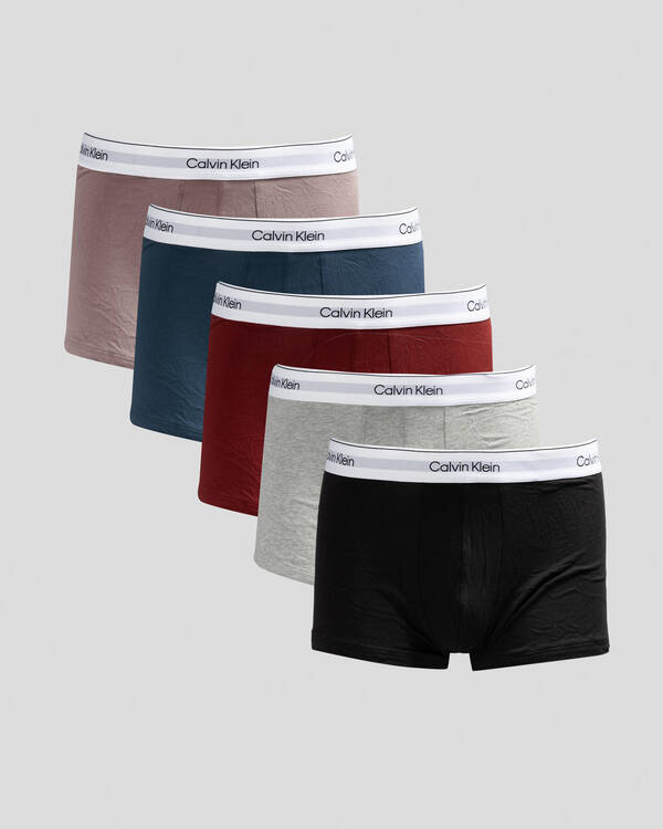 Calvin Klein Modern Cotton Trunks 5 Pack for Mens