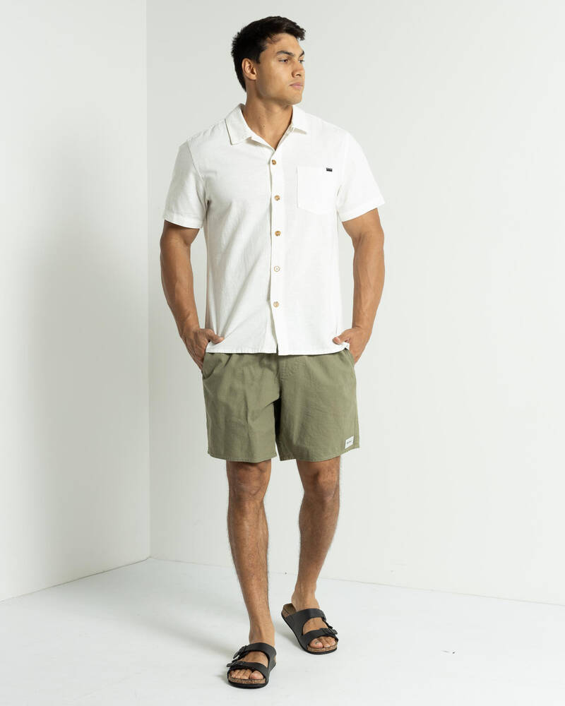 Rhythm Flag Short Sleeve Shirt for Mens