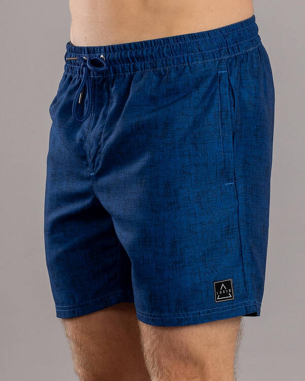 Lucid Encrypted Elastic Waist Shorts for Mens