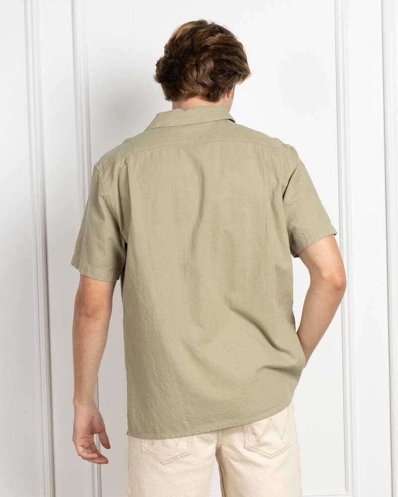 Rhythm Flag Short Sleeve Shirt for Mens