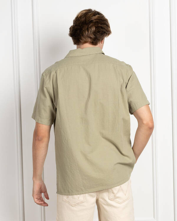 Rhythm Flag Short Sleeve Shirt for Mens