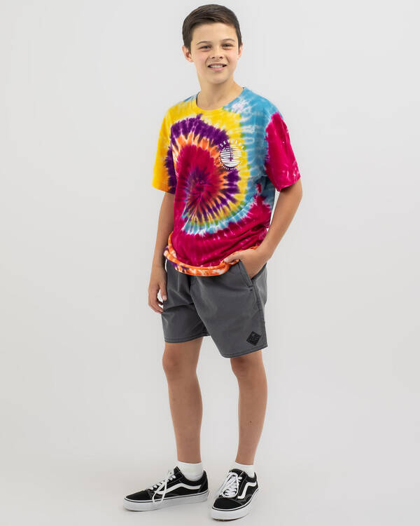 Skylark Boys' Ridge Elastic Waist Shorts for Mens