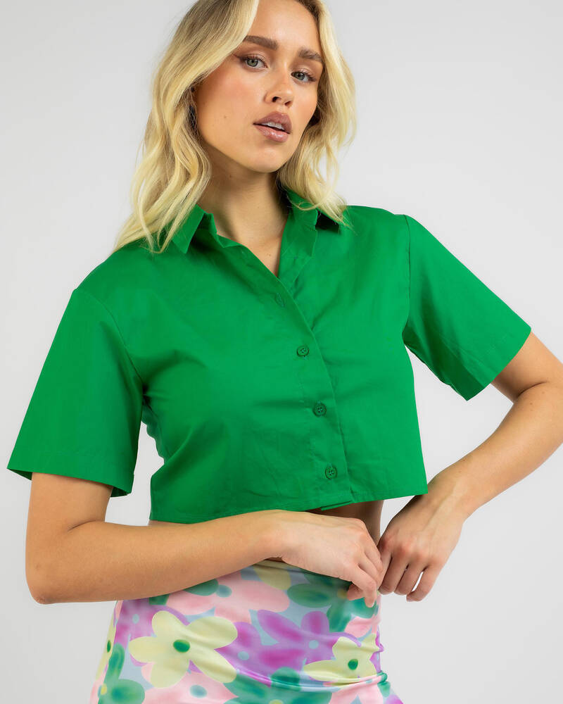 Ava And Ever Iris Short Sleeve Shirt for Womens