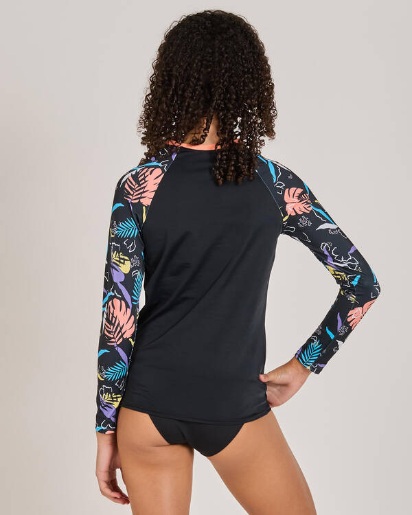 Roxy Girls' Active Long Sleeve Rash Vest for Womens