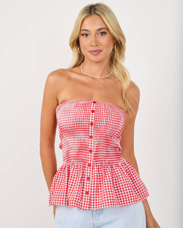Mooloola Annie Peplum Tube Top for Womens